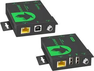 Monoprice Blackbird ProSumer HDMI KVM Extender, 70m, 4K60, HDMI 2.0b, HDCP 2.2, HDR, HDR10, HDR10+, Dolby Vision, HLG, Audio Extraction, KVM PassThrough