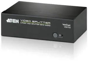 ATEN 2-Port VGA Splitter with Audio, VS0102-AT-G