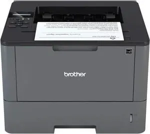 Brother HL-L5000D Wired Monochrome Single-Function Laser Printer - Print only - 42 ppm, 1200 x 1200 dpi, 8.5" x 14" Legal, 256MB Memory, Auto Duplex Printing, Parallel, USB