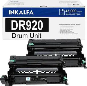 Ennovor DR-920 DR920 Drum Unit Black 2-Pack Compatible Replacement for Brother DR920 DR 920 DR-920 Drum Unit for HL-L6210DW L5210DW L5215DW L6217DW L6310DW L6415DW MFC-L5710DN L5710DW Printer