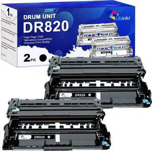 Ennovor Compatible Drum Unit Replacement for Brother DR820 DR-820 DR 820 Drum (2-Pack) to use with HL-L6200DW MFC-L5900DW MFC-L5850DW HL-L5200DW HL-L5100DN L5850DW L5900DW L5700DW L6200DW Printer