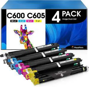 MasaiMara C600 C605 Image Drum Unit Replacement for Xerox Versalink C600N C600DT C600DN C605DN C605S C605X C605XL Printer | 108R01488 108R01485 108R01486 108R01487 | Color 4-Pack
