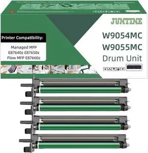 Ennovor W9055MC Drum Unit Replacement for HP W9054MC W9055MC Compatible with HP Laserjet Managed MFP E87640z E87650z Managed Flow MFP E87660z Printer(160K/145K-BCMY)