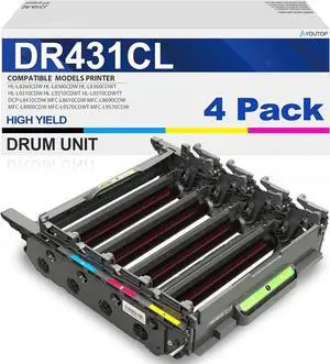Ennovor DR-431CL DR431CL Drum Unit DR-431 DR431 Imaging Unit Replacement for Brother HL-L8260CDW L8360 L8360CDW L8360CDWT DCP-L8410CDWT L8410CDW MFC-L8610 L8610CDW Printer