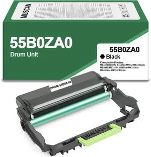 Ennovor Compatible 55B0ZA0 Drum Unit MS331 Imaging Unit Replacement for Lexmark MS331 MS331dn MS431dn MX331adn MX431adn B3340dw B3442dw MB3442adw XM1342 M1342 MB3442i Printer