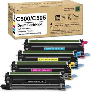 Ennovor C505 C500 Drum Unit/C505 C500 Drum Cartridge Replacement for Xerox C505 C500 Drum Unit use for Versalink C500 C505 C500DN C500N C505S C505X Laser Printer