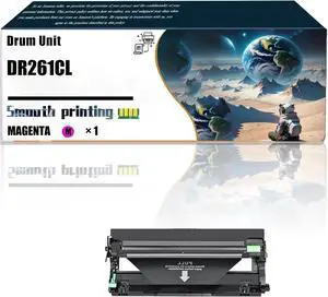Ennovor Replacement Parts Drum Unit DR261CL Compatible with Brother MFC-9130CW MFC-9140 MFC-9330CDW MFC-9340CDW DCP-9020CDN HL-3140CW HL-3150 HL-3170CDW Printers (Magenta)