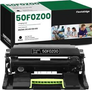 Ennovor 50F0Z00 Black Imaging Unit (NO Toner) 1-Pack Remanufactured 500Z 500ZG Drum Unit Compatible for Lexmark 500Z 50F0Z00 50F0Z0G for MS310 MS410 MS510 MS610 MX310 MX410 MX510 MX610 Series Printer
