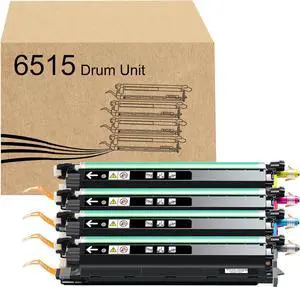 Ennovor HEG 6510 6515 Drum Unit Workcentre 6515 Drum Cartridge K 108R01417 108R01418 108R01419 108R01420 for Xerox Phaser 6510 Work Centre 6515 Printer Replacement (4 Pack)