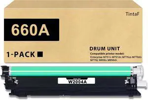 Ennovor 660A Drum Unit 1-Pack 65,000 Pages 660A W2004A Color Drum High Yield Replacement for HP 660A W2004A Drum for Color Enterprise M751dn M856x M776dn M751n M856dn M776zs M776z Printer