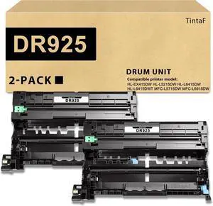 Ennovor DR-925 DR925 Drum Unit Replacement for Brother DR-925 Drum Unit for HL-EX415DW HL-L5215DW HL-L6415DW HL-L6415DWT MFC-EX915DW MFC-L5715DW MFC-L6915DW Printer Ink 2-Pack (45,000 Pages)