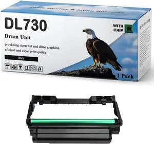 Ennovor DL730 Drum Unit Compatible for Pantum M15DW M29DW M118DW L2300DW L2350DW L2710FDW Printers,with Chip High Yield 12000 Pages, High-Definition Printing (Black)