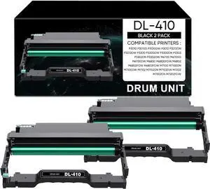 Ennovor DL-410 Drum Unit Compatible for Pantum DL-410 DL410 Drum for P3010 P3012 P3300 P3302 M6700 M6800 M6802 M7100 M7102 M7202 Series Printer , 2 Pack