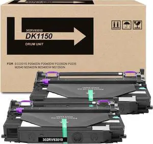 Ennovor DK1150 Drum Unit Replacement for Kyocera DK-1150 302RV93010 Drum Kit for ECOSYS P2040dn P2040dw P2235dn P2235 M2040 M2540dn M2540dw M2135dn DK1150 Printer (2-Pack)