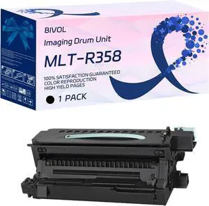 Ennovor MLT-R358 Imaging Drum Unit Compatible for Samsung MultiXpress M5370LX MultiXpress M4370LX Printers, with Chip, High Yield 80000 Pages, Vivid Colors (Black)