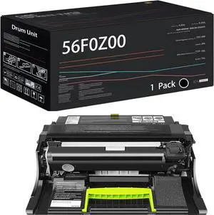 Ennovor 56F0Z00 Drum Unit Compatible for Lexmark M3250 XM3250 Printers, with Chip, High Yield 80000 Pages, High-Definition Printing (Black)