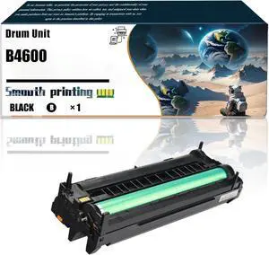 Ennovor Replacement Parts Drum Unit B4600 Compatible with Okidata OKI B4550 B4550N B4600N B4600N PS Printers, Contains Chip and Clear Printing (Black)