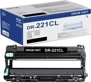 Ennovor DR221CL DR-221CL Drum Unit 1 Pack Replacement for Brother DR221CL DR-221CL DR221 DR 221 CL Works with HL-3170CDW HL-3140CW MFC-9340CDW MFC-9130CW MFC-9330CDW Printer (Black)