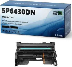 Ennovor Compatible SP6430DN Drum Unit for Ricoh SP6430DN SP6400 SP6410 SP6420 SP6430S SP6440M SP6450 Printer,High Yield 20000 Pages(1pack)