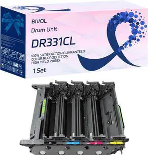 Ennovor DR331CL Drum Unit Compatible for Brother MFC-L8600CDW MFC-L8850CDW MFC-L9550CDW Printers, with Chip, High Yield 40000 Pages, Vivid Colors (1 Set)