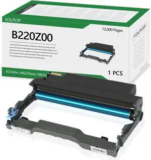 Ennovor 1PK B220Z00 B2236 Drum Unit Imaging Unit High Yield (12,000 Pages) Compatible for B2236dw, MB2236adw, MB2236adwe Printer (Not Included Toner)