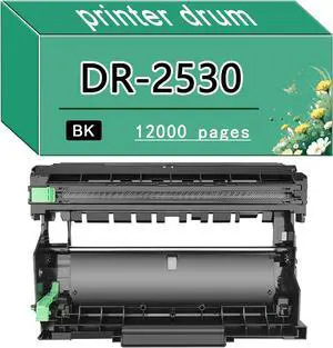 Ennovor DR2530 DR-2530 Compatible Drum Unit for Brother DCP-L2640DW HL-L2400Dw HL-L2445DW HL-L2460DWXL HL-L2464DW HL-L2480DW MFC-L2800DW MFC-L2820DW Printer 1 Black