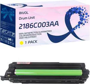 Ennovor 2186C003AA 2187C003AA 2188C003AA 2189C003AA Drum Unit Compatible for Canon imageRUNNER Advance C256iF III C356iF II Printers, with Chip, High Yield 55000 Pages, Vivid Colors (1 Pack Yellow)