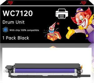 Ennovor WC7120 Drum Unit Compatible with Xerox WorkCentre 7220 7225 7120 7125 Printers, Enhanced Durability, Ideal for High-Volume Printing (1 Pack Black)
