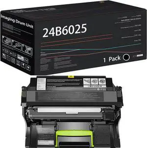 Ennovor 24B6025 Imaging Drum Unit Compatible for Lexmark M5155 M5163 M5170 XM5163 XM5170 XM5263 XM7155 XM7155X XM7163 XM7163X XM7170 XM7170X Printers, with Chip, High Yield 100000 Pages (Black)