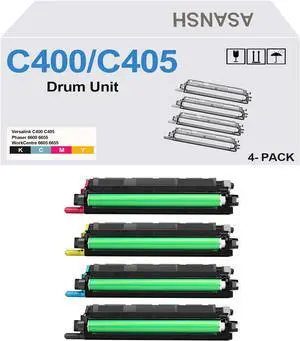 Ennovor 108R01121 Imaging Unit for C400 C405 Drum Unit Use for Versalink C400 C405 Phaser 6600 6655 WorkCentre 6605 6655 6655i Printers (4-Pack)