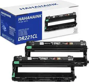Ennovor 2 Pack DR221CL Black High Yield Drum Unit Replacement for Brother HL-3140CW 3150CDN 3170CDW 3180CDW MFC-9130CW 9140CDN 9330CDW 9340CDW DCP-9015CDW 9020CDN Printer