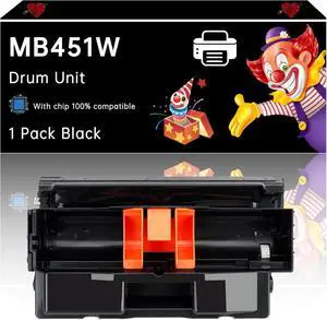 Ennovor MB451W Drum Unit Compatible with Okidata OKI MB451WMFP Printers, Enhanced Durability, Ideal for High-Volume Printing (1 Pack Black)