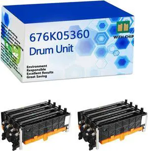 Ennovor 676K05360 Compatible Imaging Unit Replacement for Xerox Phaser 6125 6128MFP 6130 6140 6500 WorkCentre 6505 Printer,20000 Pages,676K05360-2Pack