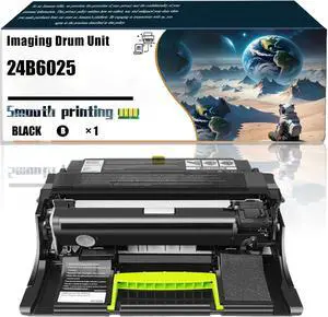 Ennovor Replacement Parts Imaging Drum Unit 24B6025 Compatible with Lexmark XM7170 XM7170X XM7263 XM7270 Printers, Contains Chip and Clear Printing (Black)