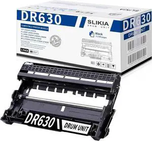 Ennovor 1 Pack DR630 DR-630 Black Drum Unit, Replacement for Brother DR630 High Yield Drum HL-L2300D L2305W L2315DW L2320D MFC-L2680W L2685DW L2700DW L2705DW L2707DW DCP-L2520DW L2540DW Printer