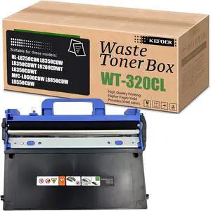 Ennovor WT-320CL Waste Toner Box Replacement Compatible for Brother WT320CL for Brother HL-L8250CDN L8350CDW L8350CDWT L8350CDWT MFC-L8600CDW L9550CDW Printer (1-Pack)