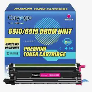 Ennovor Remanufactured 6510 6515 Drum Unit High-Yield - Replacement for Xerox Phaser 6510 6515, 108R01418- Compatible with WorkCentre 6515DN, 6515DNI, 6515DNM, 6515N - Magenta,1 Pack