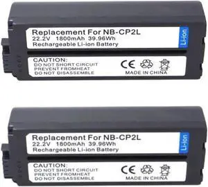 Ennovor Printer BatteryCompatible for Canon SELPHY NB-CP1L CP510 CP600 CP710 CP730 CP760 CP780 CP800 CP900 CP910 CP1200 CP1300 CP1500 Printing Accessories(2 Battery)