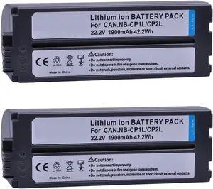 Ennovor NB-CP1L NB-CP2L BatteryCompatible for Canon SELPHY CP1300 CP1500 CP1200 CP100 CP200 CP220 CP300 CP330 CP400 CP510 CP600 CP710 Printer Accessories(2X Battery)