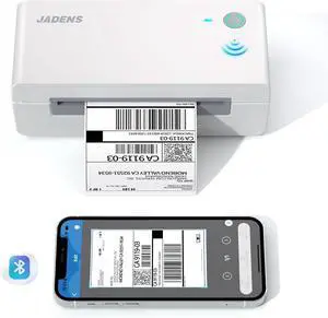 Ennovor JADENS Bluetooth Thermal Label Printer 668BT(White)