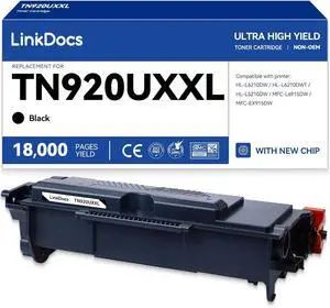 TN920UXXL Ultra High Yield Toner Cartridge V2 Replacement for Brother TN920UXXL Compatible with HL-L6210DW HL-L5215DW HL-L6210DWT HL-L6217DW HL-L6310DW HL-L6415DW HL-L6415DWT Printer
