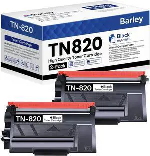 Ennovor TN820 TN-820 Toner Cartridge Compatible TN820 TN-820 Black Toner Cartridge Replacement for Brother TN820 TN-820 HL-L6200DW MFC-L6800DW MFC-L5900DW MFC-L5850DW Printer Ink (2-Pack).