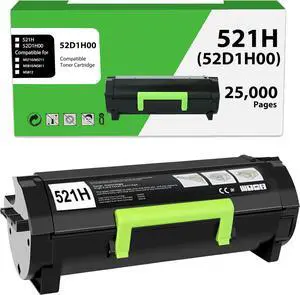 Ennovor 521H 52D1H00 Toner Cartridge Compatible Replacement for Lexmark 521H 52D1H00 for MS810 MS810n MS810dn MS810de MS811 MS811n MS811dn MS811dtn MS812 MS812dn MS812de MS710 MS710n MS711 MS711dn