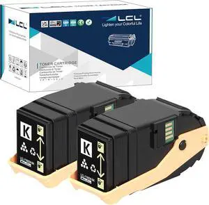 Ennovor LCL 7100 Black High Capacity Toner Cartridge Replacement for Xerox 106R02605 for Xerox Phaser 7100 7100DN 7100N Printer (2-Pack)