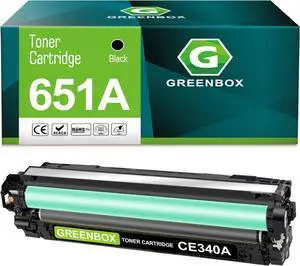 Ennovor 651A CE340A Black Toner Cartridge Replacement for HP Enterprise 700 Color MFP M775 M775dn M775f M775z M775z+ Printer (Black, 1-Pack)