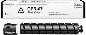 Ennovor GPR-67 Black Toner Cartridge Replacement for Canon GPR67 GPR-67 XXL GPR 67 Toner for imageRUNNER Advance DX 4925i DX 4935i DX 4945i Printer (5745C003AA)