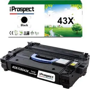Ennovor High Yield 43X Toner Cartridge Replacement for HP 43X C8543X  Compatible with HP Laserjet 9000 9000dn 9000n 9040 9040dn 9050 9050dn 9000MFP 9040MFP 9050MFP Printers - 30,000 Pages (Black)