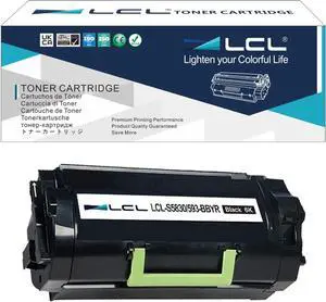 Ennovor LCL Compatible Toner Cartridge Replacement for Dell S5830dn S5830 593-BBYR X68Y8 RJF9F (1-Pack Black)
