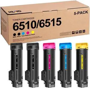 Ennovor Phaser 6510 Toner Workcentre 6515 Toner Replacement for Xerox Workcentre 6515 Toner Phaser 6510 Toner Cartridge Compatible with Xerox Phaser 6510dni 6510n Workcenter 6515dni 6515dn5 Pack