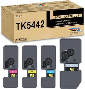 Ennovor TK5442 TK-5442 TK 5442 Toner Cartridge Replacement for TK5442K TK5442C TK5442M TK5442Y Toner Cartridge Replacement for MA2100cwfx PA2100cwx Printer